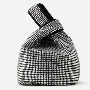 J. Crew Black and Sequin Santorini Bag